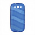 Housse / Etui Minigel VAGUE Bleu pour Samsung I9300 Galaxy S III
